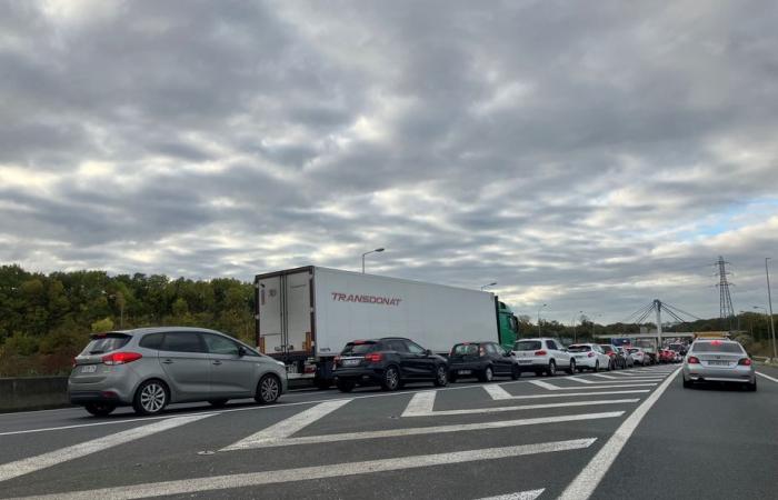 The Caen ring road blocked in the afternoon following an accident