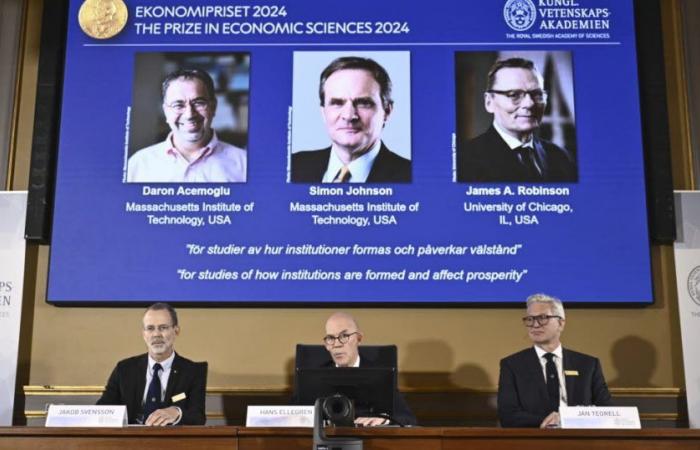 Science. The Nobel Prize in Economics awarded to three researchers for their studies on institutions