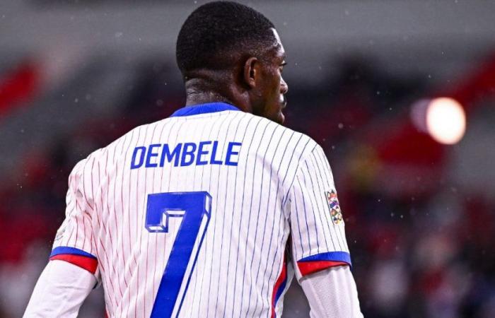 Dembélé, his starting place called into question