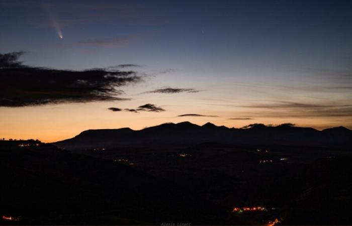 Incredible photos of comet Tsuchinshan-Atlas in France