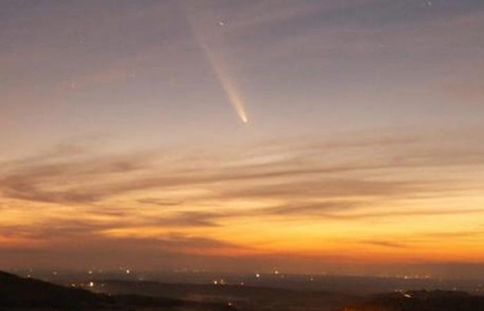 they photograph “the comet of the century” which we will not see again on earth for 80,000 years