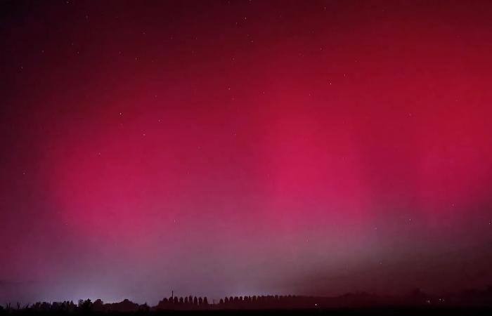 Photos: magnificent northern lights lit up the sky over Gironde