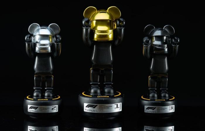 Amazing trophies for the US GP