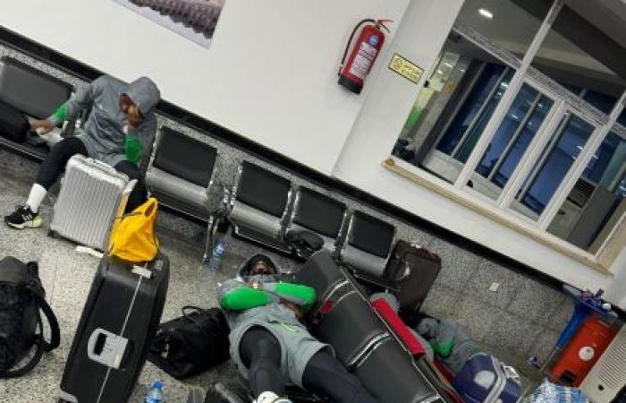 The Super Eagles return home without playing the match!