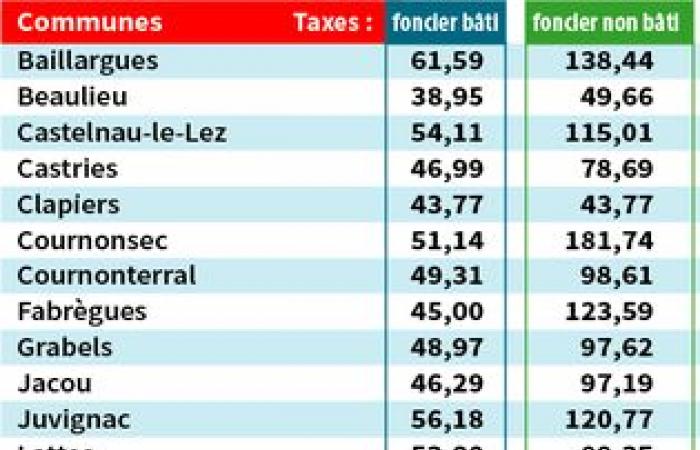 Why did the property tax soar in 2024 while municipal rates remained stable in the Montpellier Metropolis?