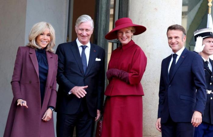 King Philippe and Queen Mathilde in France: military collaboration at the heart of the start of the state visit