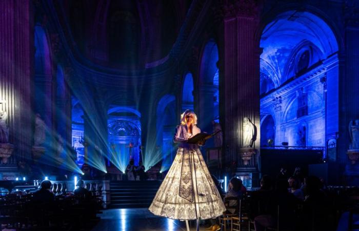 Paris Cœur de Lumières, the largest live sound and light show arrives at the Saint-Sulpice church