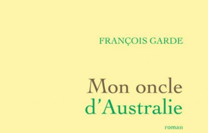 François Garde, winner of the 2024 Nohée Book Prize for his novel My uncle from Australia (Grasset, January 2024)