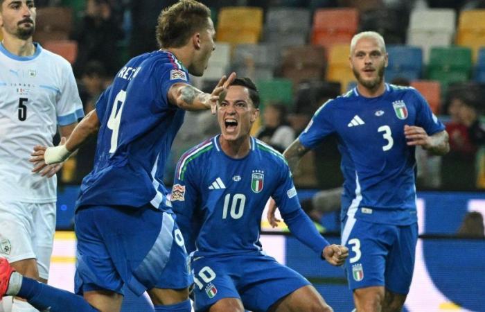 Nations League: Italy almost in the quarterfinals after its victory against Israel (4-1)