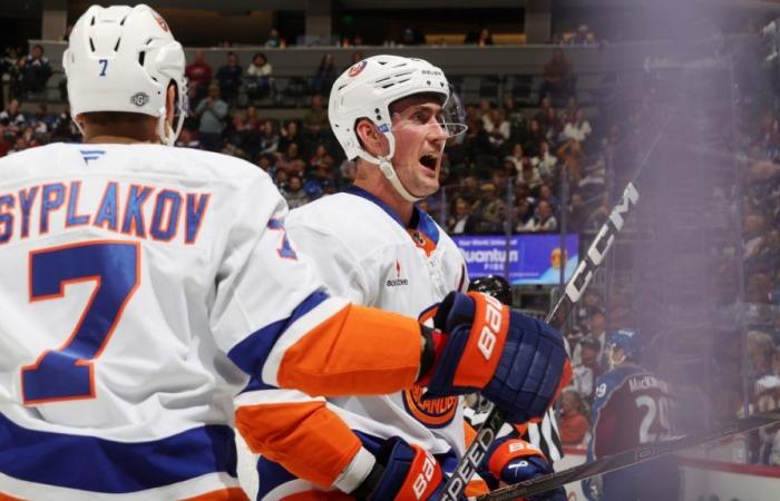 NHL: Islanders win 6-2 in Colorado; the Avalanche winless in 3 games