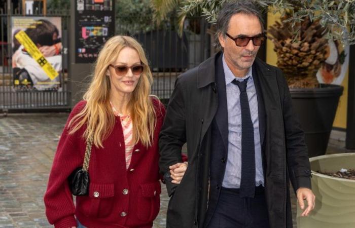 The appearance of Vanessa Paradis and her husband Samuel Benchetrit at the Lumière Festival in Lyon