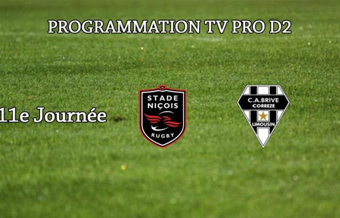 The TV programming of the J11 of the Pro D2