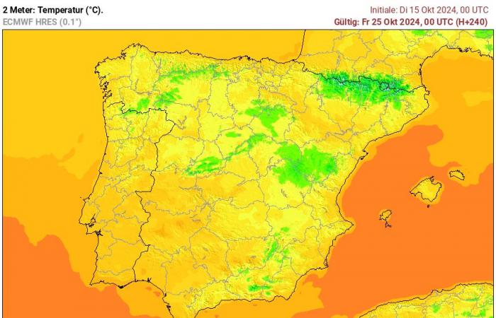 Currently 34°C in our 17th federal state. Weather expert Kathy Schrey is amazed – crazy heat wave in the Balearic Islands