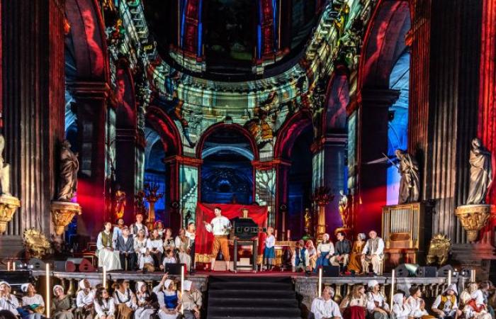 Paris Cœur de Lumières, the largest live sound and light show arrives at the Saint-Sulpice church