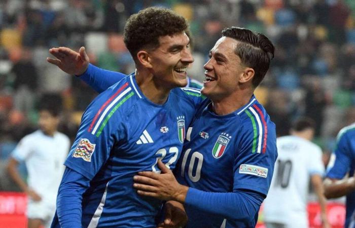 League of Nations: Italy dominates Israel and approaches the quarters