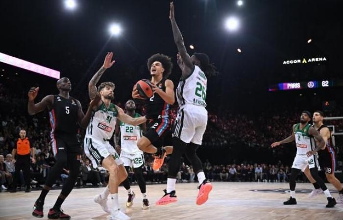 Huge blow from Paris, victorious over reigning champion Panathinaikos for its first victory in the Euroleague