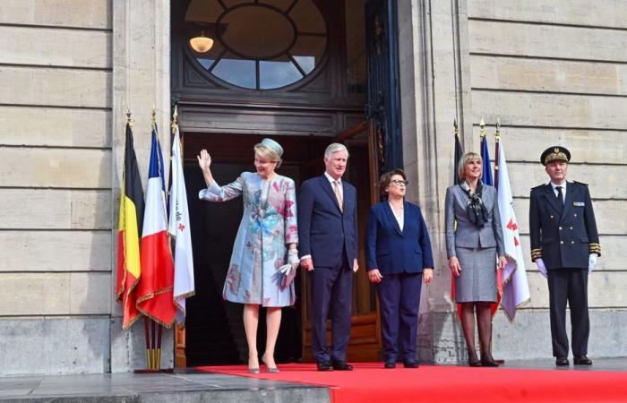 In photos. Crowds, protocol, traffic jams and politics, a welcomed visit from the King of the Belgians and his wife to Lille