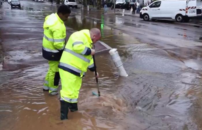 the south-east of France hit by torrential rains