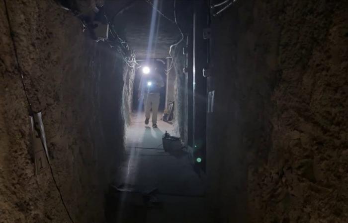 Israel reveals images of Hezbollah tunnels in Lebanon