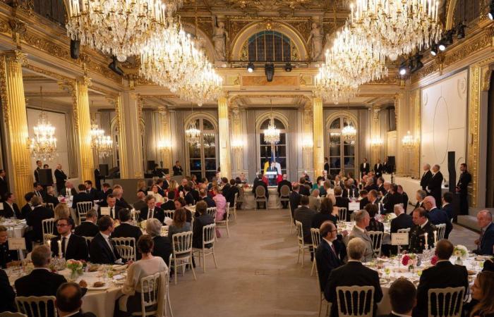 Johnny Hallyday, lobster and football match… At the state dinner at the Élysée in honor of the King and Queen of the Belgians