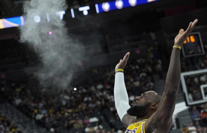 Lakers’ annual preseason game in Las Vegas brings enthusiasm to potential NBA market