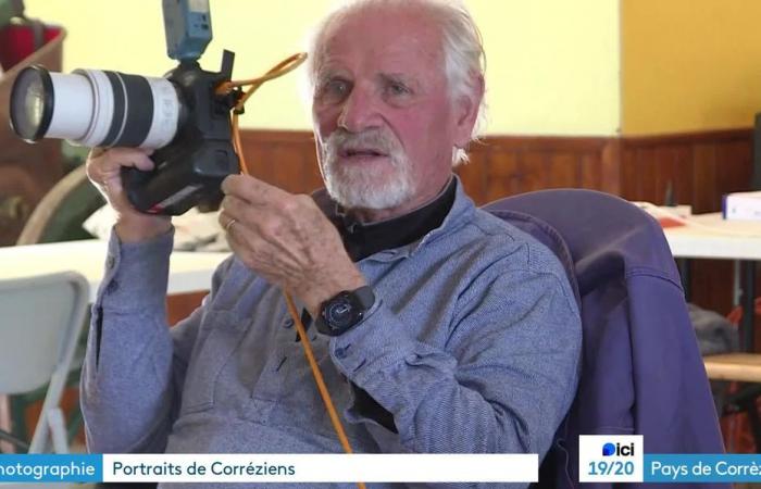 Yann Arthus-Bertrand sets up his traveling studio in Corrèze