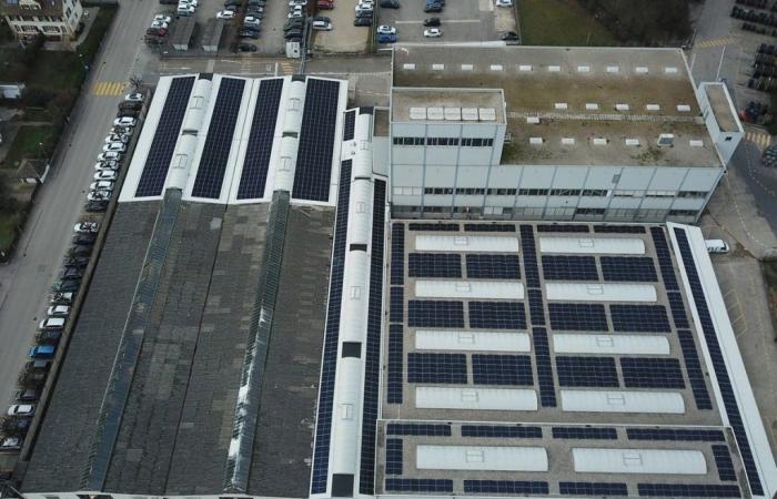 Commissioning of a solar park in Nexans