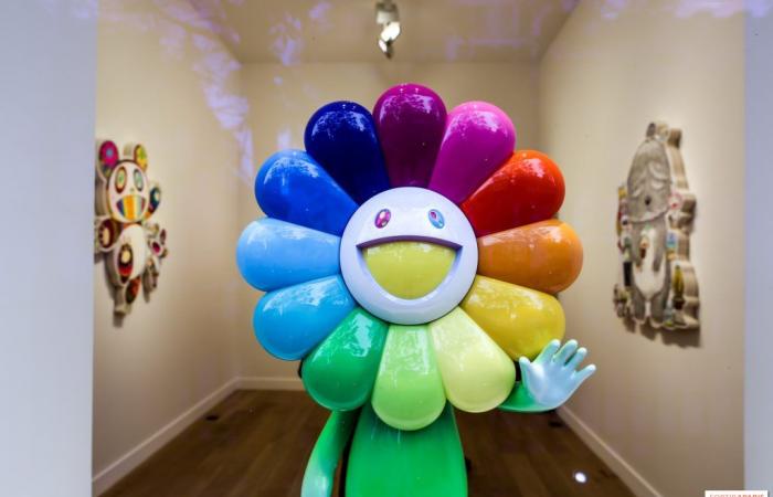 Takashi Murakami: exhibition of the Japanese artist at the Perrotin gallery in Paris, our photos