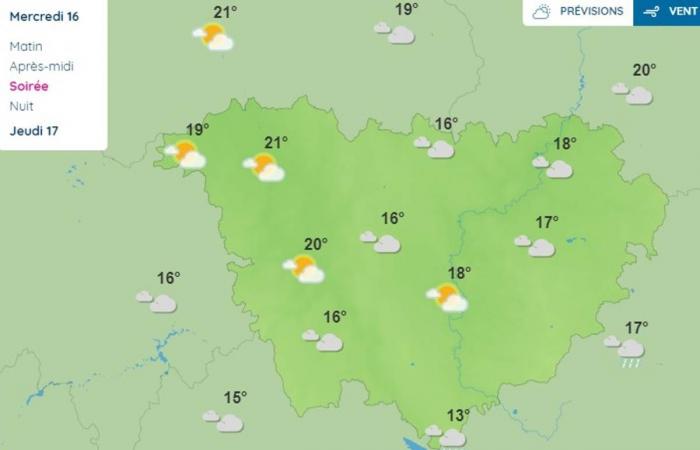 What does the weather have in store for you this Wednesday in Haute-Loire?