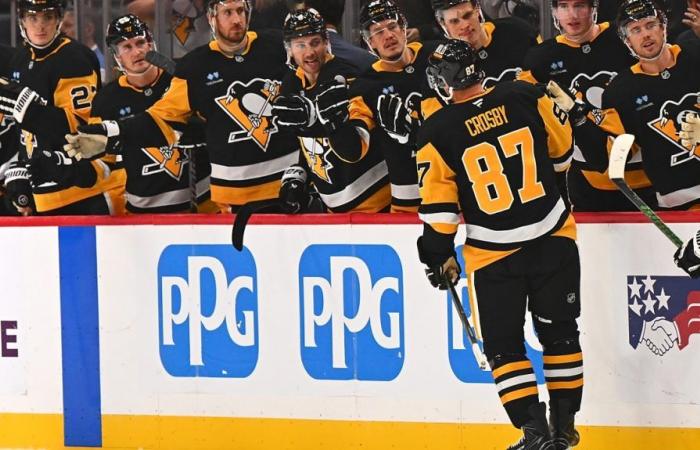 Sidney Crosby is the 10th player to reach the milestone of 1,600 points in the NHL