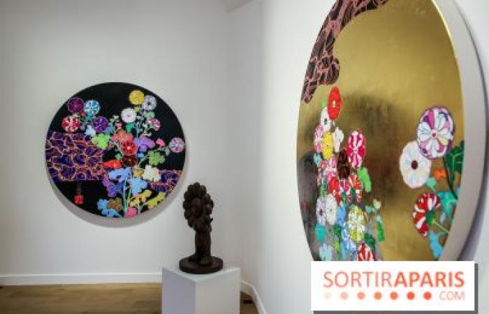 Takashi Murakami: exhibition of the Japanese artist at the Perrotin gallery in Paris, our photos