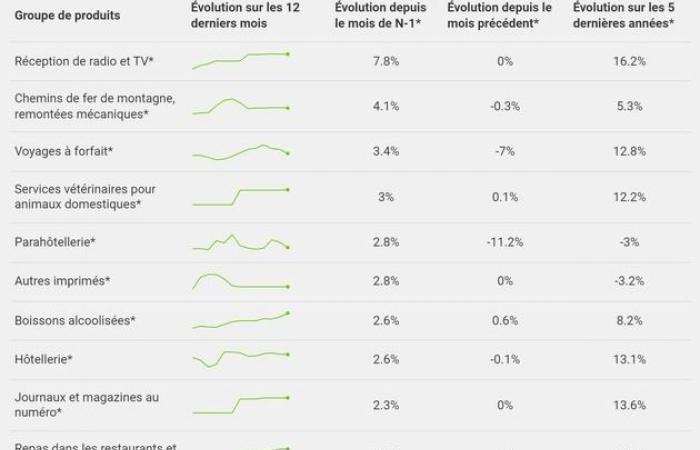 Press release: Prices of leisure products are on the rise, but those of …