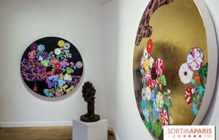 Takashi Murakami: exhibition of the Japanese artist at the Perrotin gallery in Paris, our photos