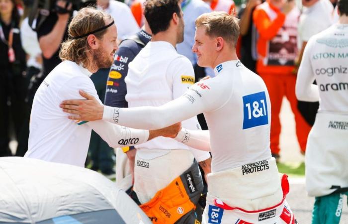 Vettel and Schumacher teammates during the Race of Champions