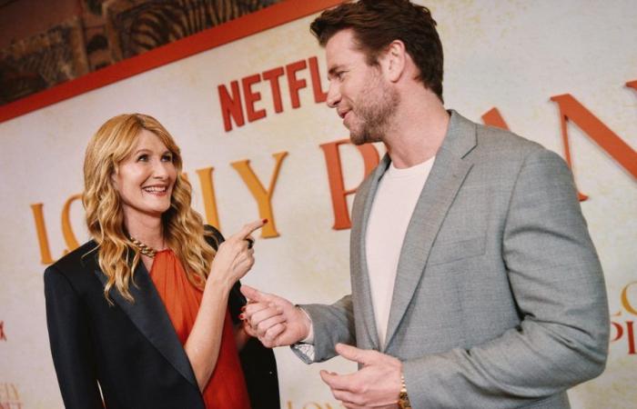 When Laura Dern recounts her intimate scenes with Liam Hemsworth in “Lonely Planet”