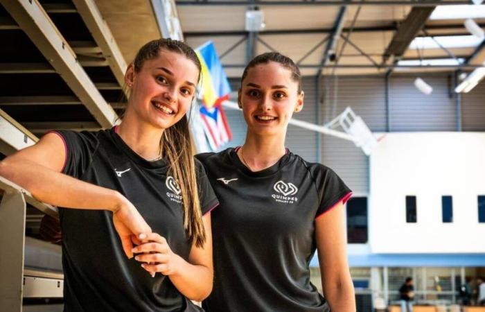 ENCOUNTER. Twin sisters and Ukrainian volleyball players, they bounce back in Quimper