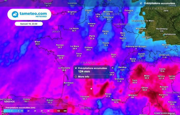 Météo-France places several departments on orange alert for heavy rain and flooding!