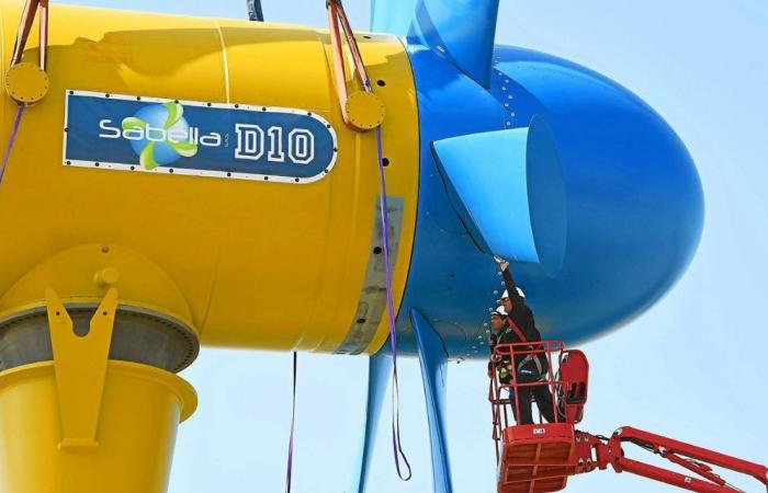 The Ouessant tidal turbine purchased by Inyanga Marine Energy Group