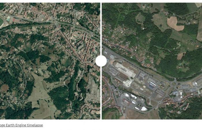 BEFORE/AFTER. Discover what the towns of Aveyron looked like more than 20 years ago thanks to the latest update of Google Earth