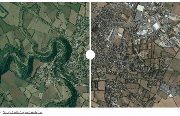 BEFORE/AFTER. Discover what the towns of Aveyron looked like more than 20 years ago thanks to the latest update of Google Earth