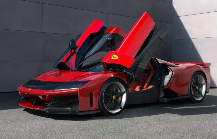 The new 1,200 hp Ferrari F80 in photos!