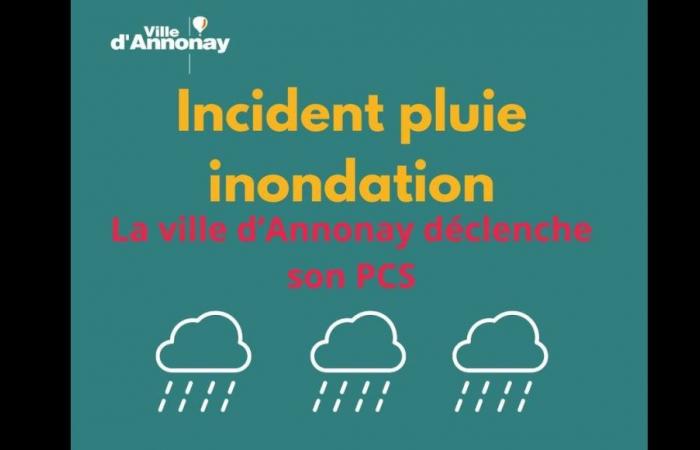 Red weather alert in Ardèche: Annonay closes schools, nurseries, transport and calls for extreme caution