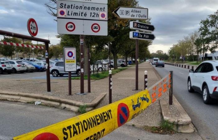 Avignon. The Rhône is rising, several parking lots, including the Allées de l’Oulle parking lot, are closing