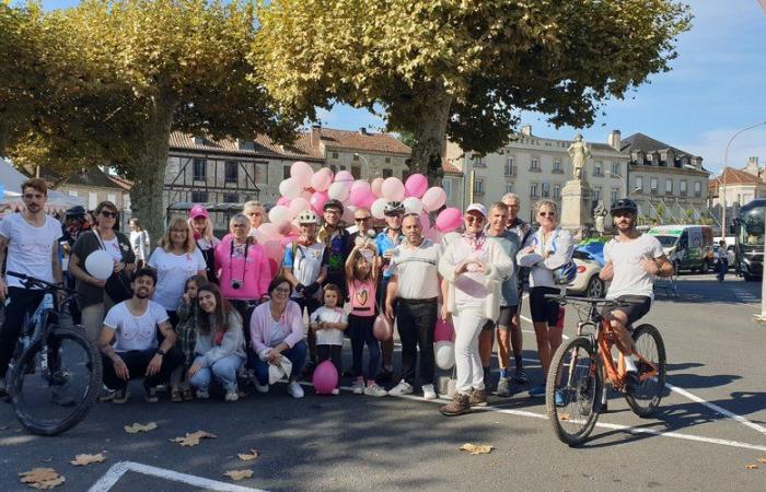 Saint-Céré. Mountain biking, hiking, news: the city teams up against cancer