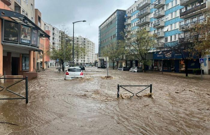 Impressive images of the town center of Annonay completely flooded, “closed” and “evacuated”