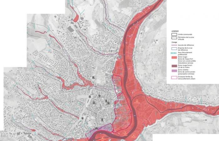 Faced with the risk of flooding, what system has the city of Millau put in place?