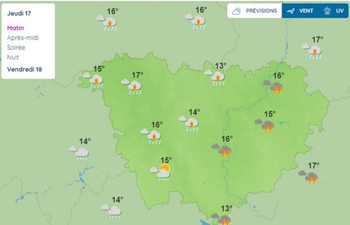 The weather forecast for this Thursday in Haute-Loire