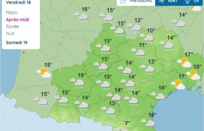 Weather report. The rain is coming to Toulouse and Occitanie this Friday: here are the forecasts