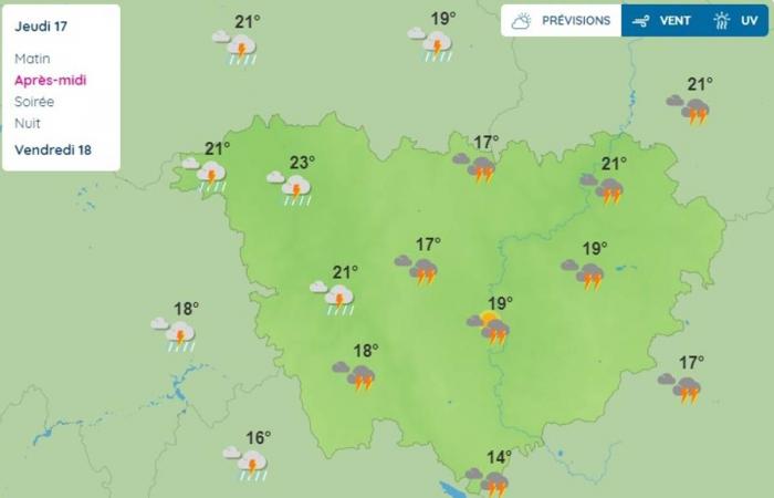 The weather forecast for this Thursday in Haute-Loire