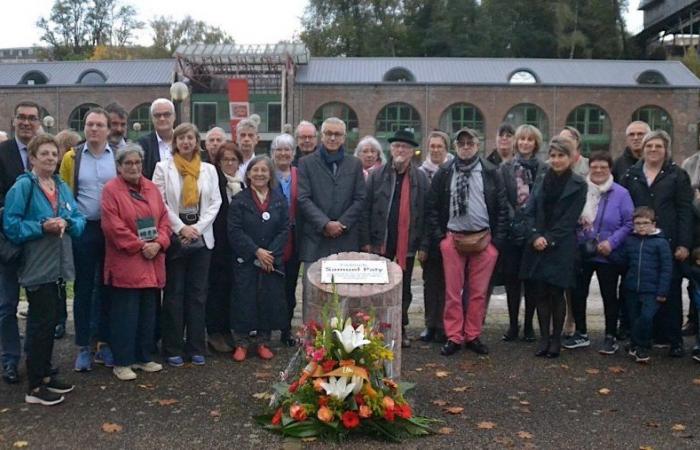 LE CREUSOT: Tribute to Samuel Paty and Dominique Bernard